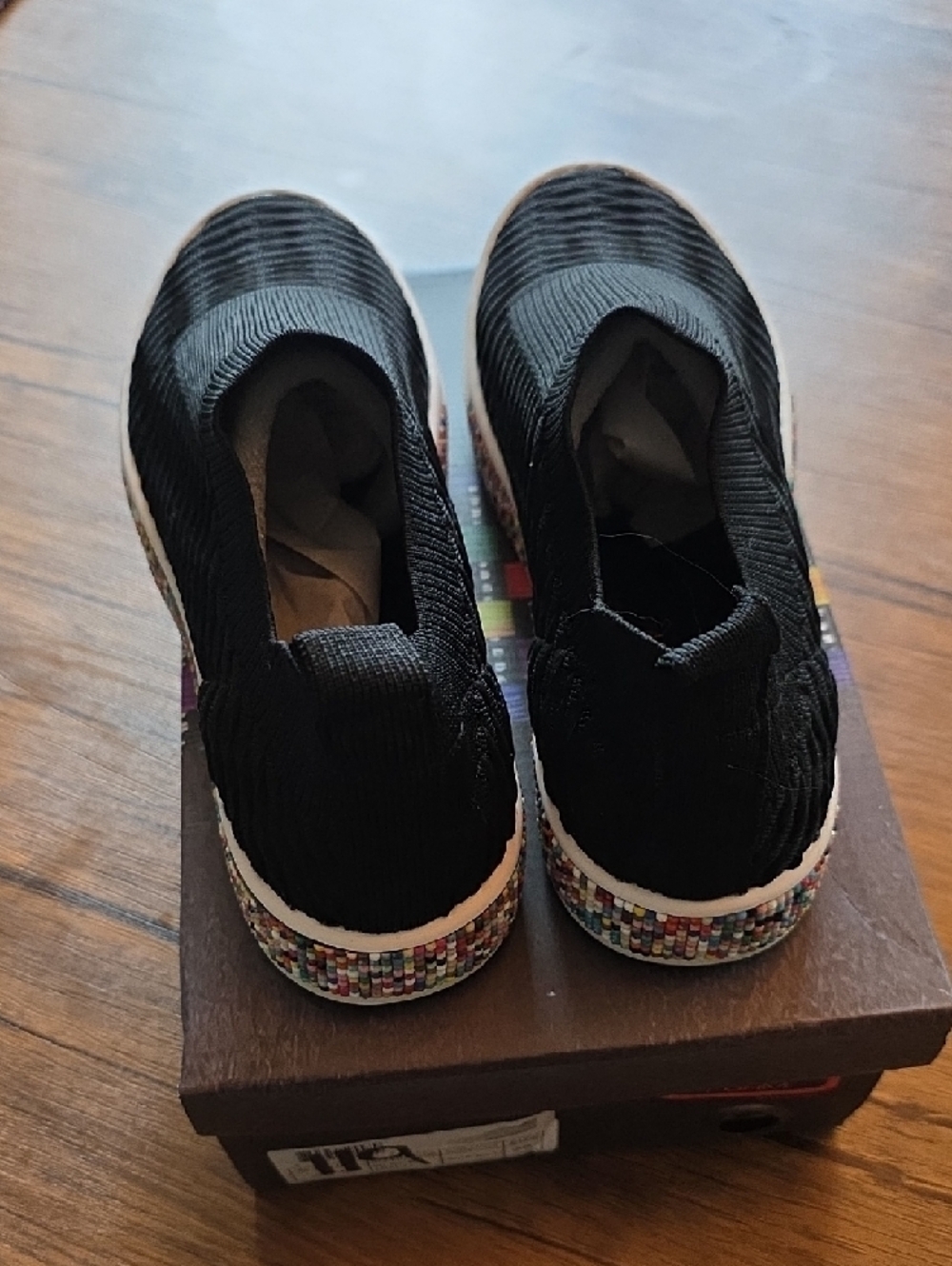 bernie mev. Azami Beaded Sole Slip-On Knit Sneakers - Picture 5 of 6